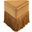 Trivoli Velvet Ottoman and Stool In Saddle