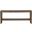 Troy Console Table In Suede Brown