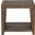 Troy End Table Suede In Brown