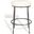 Trumen Boucle Counter Stool In Ivory and Black