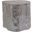 Signature Designs Trunk Segment Side Table In Silver Leaf