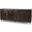 Tucker Dark Brown Mid-Century Modern Rainbow 4 Door Sideboard