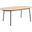 Tule 71 Inch Oval Dining Table In Natural Wood