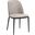 Tule Fabric Dining Side Chair In Black and Charcoal