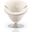 Tulip Swivel Accent Chair in White and Polished Chrome
