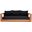 Tulum Water Resistant Fabric Outdoor Sofa In Black