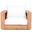 Tulum Water Resistant Fabric Outdoor Chair In Off White