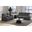 Tundra Motion Living Room Set In Simba Slate and Black Welt