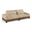 Turin 95.5 Inch Chenille Fabric Upholstered 2-Piece Modular Sofa In Beige