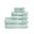 Turkish Cotton 6 Piece Bath Towel Set In Seafoam