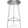 Tuscany Metal Bar Stool In Silver