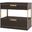 Two Drawer Nightstand In Mocha