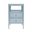 Two Drawer Side Table In Blue