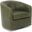 Tyler Swivel Arm Chair In Green