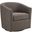 Tyler Swivel Chair In Chocolate