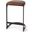 Tyson Brown Leather With Metal Frame Counter Stool