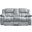 U250 Console Reclining Loveseat In Grey
