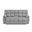 U6000 Console Reclining Loveseat In Smoke
