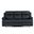 U6026 PU Reclining Sofa with LED In Black
