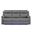 U6026 PU Reclining Sofa with LED In Grey
