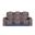 U8000 Power Reclining Sofa with Reading Light and LED Light In Brown