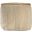 Ulto Birch Bordered Hand-Loomed Cotton Pouf with Jute Braid In Silver