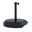 Umbrella Base with Steel Cover In Black