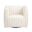 Upholstered Accent Chair In White