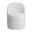 Upholstered Dining Chairs with Castors Set of 2 In White