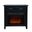 Urban Icon 32 Inch Electric Fireplace Console TV Stand In Black