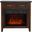 Urban Icon 32 Inch Electric Fireplace Console TV Stand In Merlot