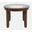 Urban Icon 42 Inch Round Glass Inlay Dining Table In Merlot