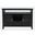 Urban Icon 48 Inch Buffet Server with Wine Rack and Stemware Rack In Black