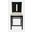 Urban Icon Slotback Upholstered Counter Stool Set of 2 In Black