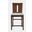 Urban Icon Slotback Upholstered Counter Stool Set of 2 In Merlot