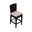 Urbana Counter Height Chair In Canvas Flax and Coffee Bean