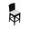 Urbana Counter Height Chair In Canvas Natural and Coffee Bean