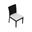 Urbana Dining Side Chair In Canvas Natural and Coffee Bean