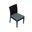 Urbana Dining Side Chair In Cast Lagoon and Coffee Bean