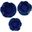 Uttermost Abella Blue Ceramic Wall Decor Set Of 3