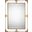 Uttermost Balkan Modern Gold Wall Mirror