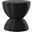 Uttermost Bongo Black Rattan Side Table