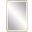 Uttermost Crofton Lighted Brass Vanity Mirror