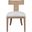 Uttermost Idris Armless Chair Natural