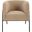 Uttermost Jacobsen Tan Shearling Barrel Chair