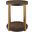Uttermost Palisade Round Wood Side Table