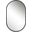 Uttermost Varina Minimalist Black Oval Mirror