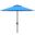 Uv Resistant Ortega 9 Ft Auto Tilt Crank Umbrella in Blue