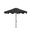Uv Resistant Zimmerman 9 Ft Crank Market Push Button Tilt Umbrella with Flap in Black