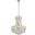 Primo 16" Chrome 8 Light Pendant With Clear Royal Cut Crystal Trim